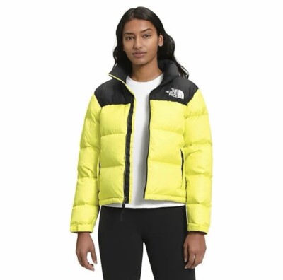 NWT The North Face Women s 1996 Retro NUPTSE 700 Down Puffer Jacket M Sulphur