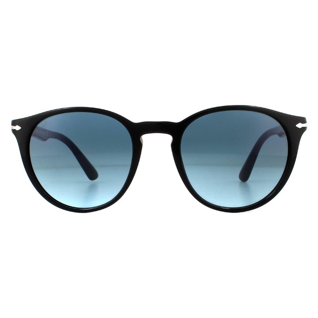 Persol 3152s 3152/s 52 9014/q8 Black Sunglasses Sole Lenses Blue Shaded for  sale online | eBay