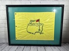 2007 Masters Flag Zach Johnson Wins Augusta National Golf Pga Framed 19” X 25”