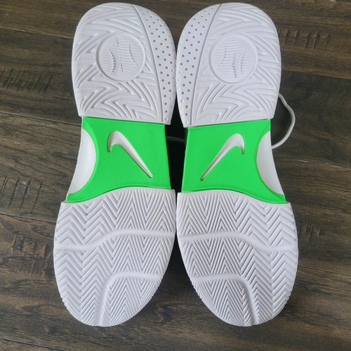 Nike Mens Court Lite 4 White/ Black/ Green Tennis Shoes FD6574 105 Size 11 - Picture 4 of 15