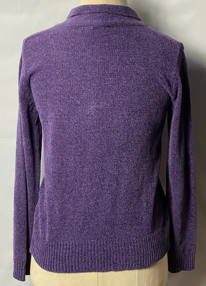 Suéter Erika Mujer Pequeño Suave Talla PS-cuello en V Foto 3 de 4