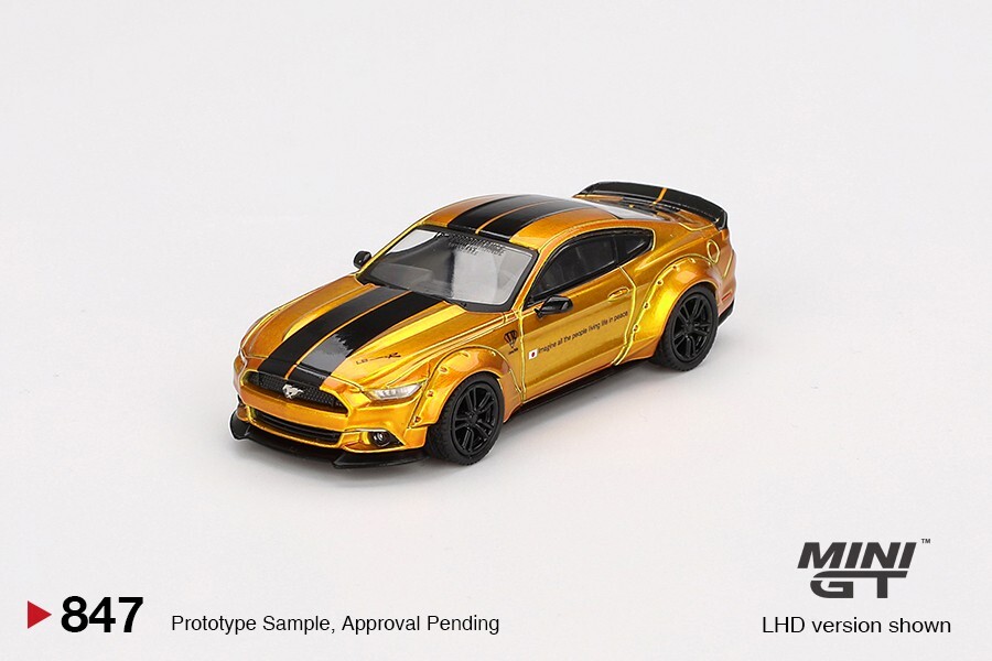 Mini GT 1:64 LB-Works Ford Mustang – LB Gold #847 | eBay