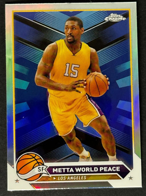 Metta World Peace 2023-24 Topps Chrome Refractor #13