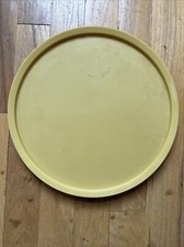 Vintage Rubbermaid Lazy Susan Turn Table Gold Plastic Circa 1970's