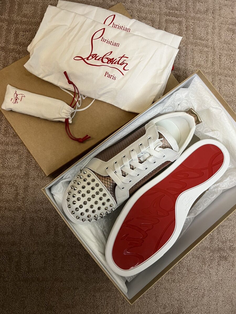 Christian Louboutin New $1,145 Spike Sneakers Shoes Trainers Christian Louboutin New $1,145 Spike Sneakers Shoes Trainers