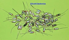 24 Pieces MIAL H16000 Capacitors 0.016uF 16000pF 16nF Film Polystyrene Axial NOS