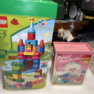 LEGO DUPLO Giant Tower XXL 180/200 Pieces 10557 Rare Incomplete | eBay