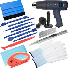 Spanno Automotive Vinyl Wrap Tools Car Window Tint Tools Heat Gun for Vinyl W...