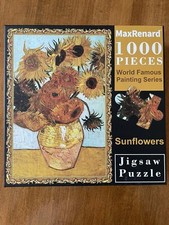 MaxRenard Van Gogh Sunflowers Fine Art Oil Painting Jigsaw Puzzle 1000 Pieces