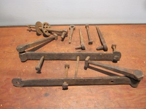 Antique Hand Forged Barn Door Hinges Vintage Barn Hinge Farm Rust