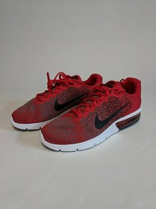 Nike-Air-Max-Sequent-2-Red-Black-852461-600-Running-Shoes-Men-039-s-Size-10-5