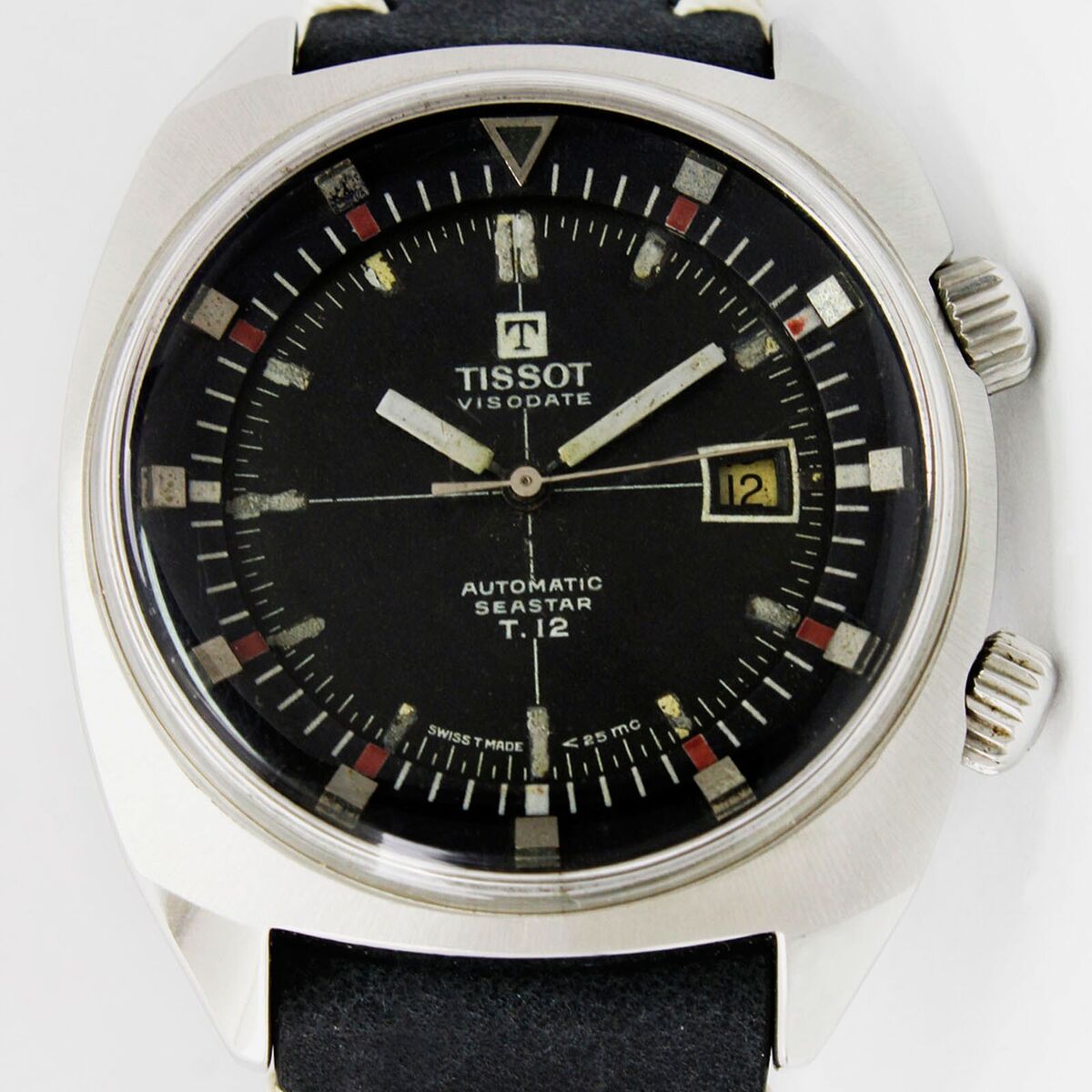 Vintage Tissot Visodate Seastar T12 Automatic Date 44518-7 Vintage Tissot Visodate Seastar T12 Automatic Date 44518-7