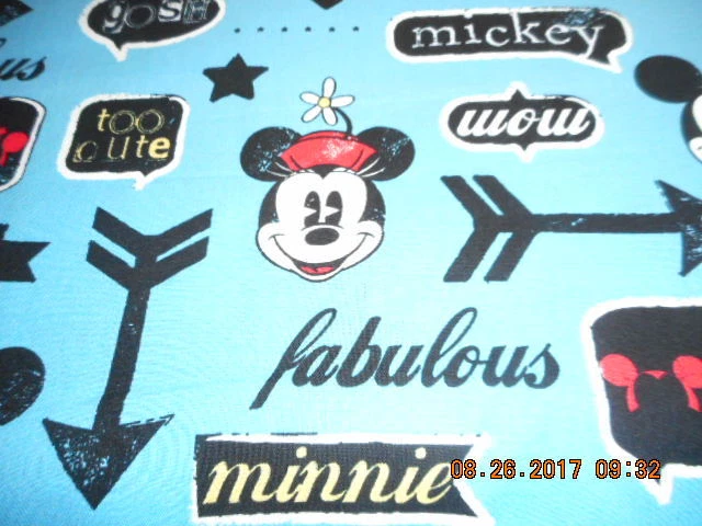 MadieBs Custom  Mickey Mouse Crib or Toddler Bed 3 Piece Sheet Set with Name  - Image 2 of 3