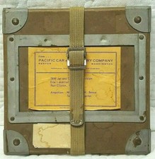 Film Reel Shipping Box Goldberg Bros TRW Jet Vintage