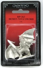 Ral Partha RP-362 Demon with Sword (Supernaturals) Chaos Guardian Monster Devil 
