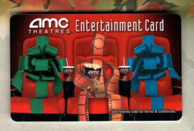 AMC Bows and Film Strip Seated in Theatre ( 2007 ) Gift Card ( $0 )