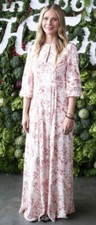VILSHENKO by GOOP Floral Prin Silk Maxi Dress S/US4/UK8 NWOT