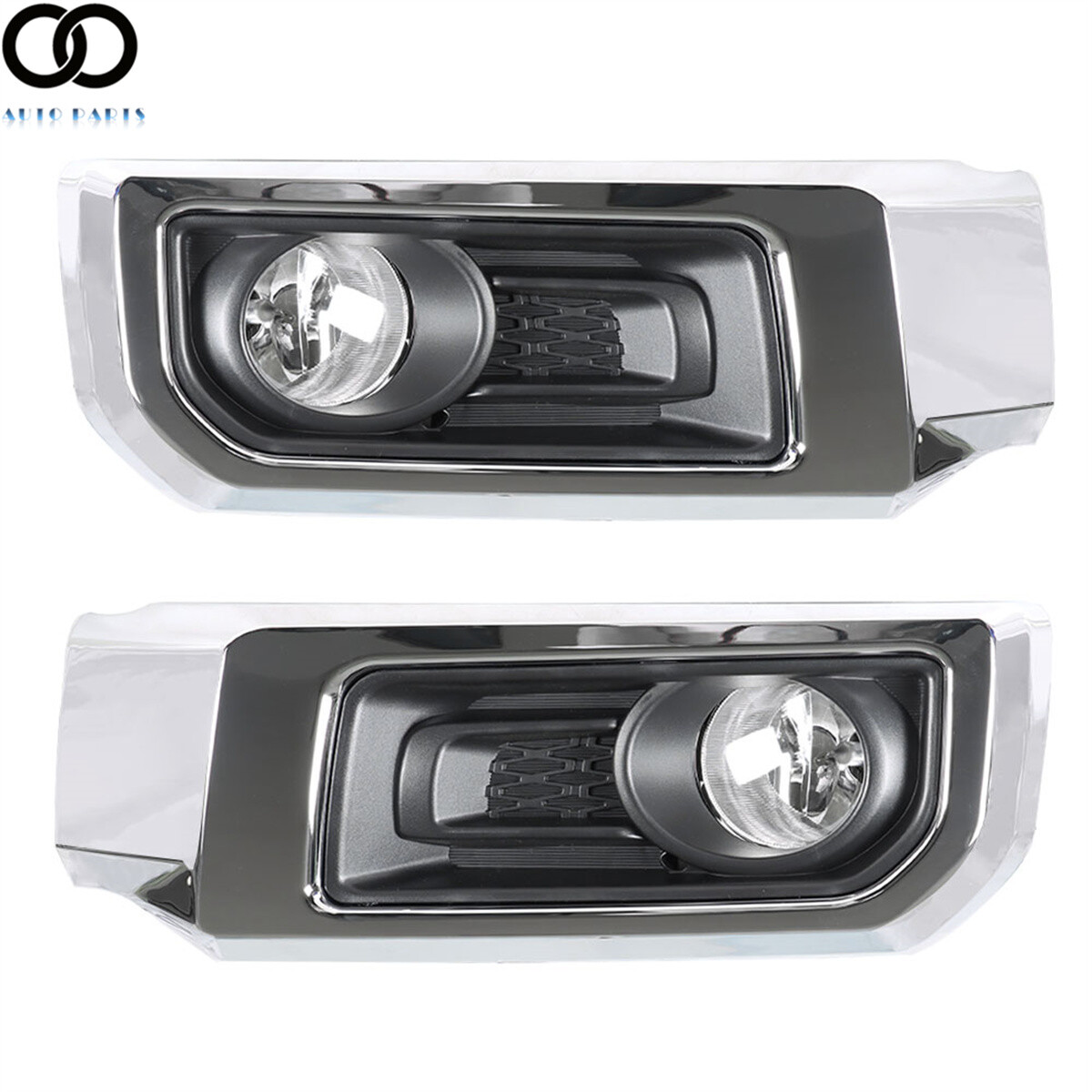For 2014-2021 Toyota 4Runner Limited Chrome Bezel Pair of Fog