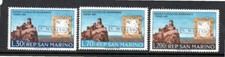 SAN MARINO MNH 1961 SG637-639 CENTENARY OF ITALIAN INDEPENDENCE PHILATELIC EXHB