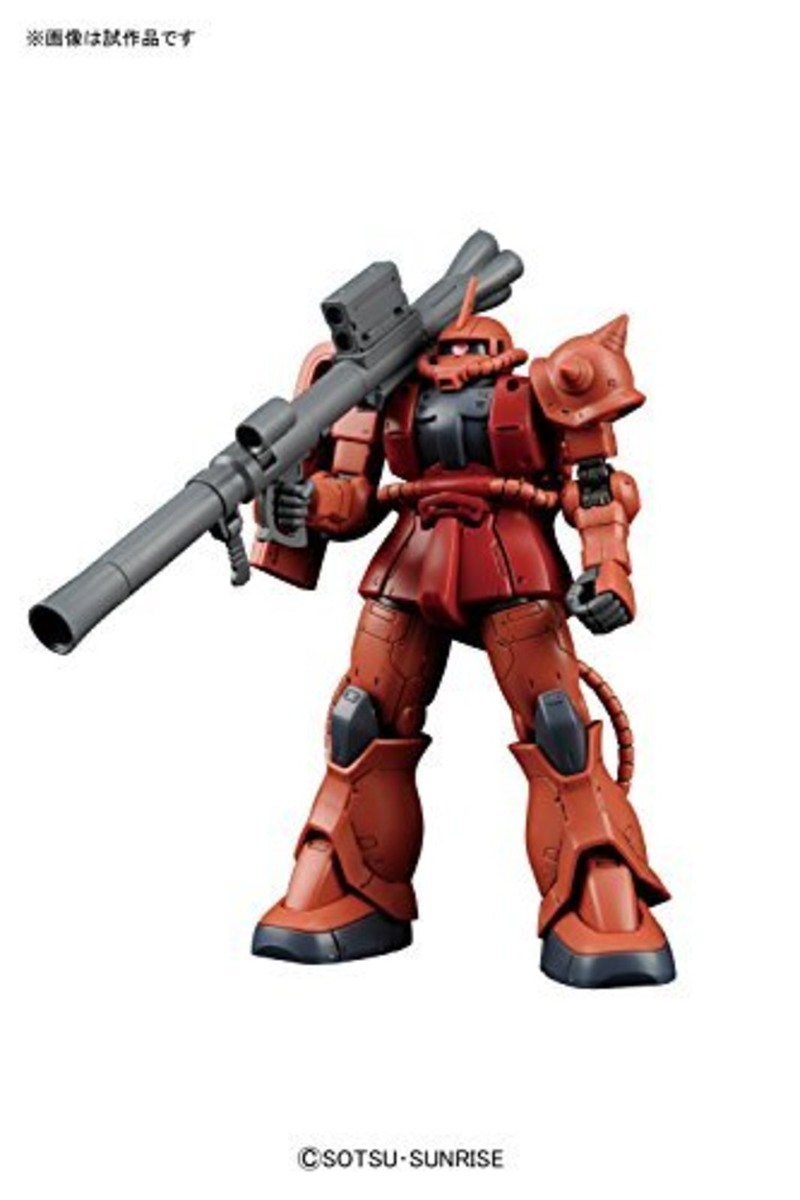 Bandai Gundam The Origin 001 MS-06S ZAKU II 1/144 Scale Kit Char's