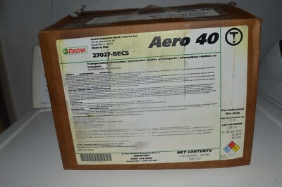 Castrol Aero 40 Landing Gear Strut FLUID BMS 3-32C TYPE II  27027-BE Full Case