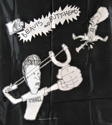 ☆Beavis and Butthead☆ ポスター　Vintage MTV Vintage Mtv's Beavis & Butt-head poster 1993 NOS Rare Mail