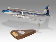 Douglas DC-6B The Flying Bulls Desk Wood Airplane New Model Small Scale 1/130
