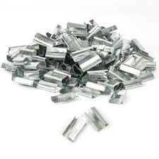 U.S. Solid 200PCS Packaging Strapping Open Serrated Seals For 1/2" Strap Width