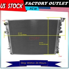 All Aluminum Radiator For Ram 1500 Pickup 4.7L 5.7L V8 2009-2018 3Rows DPI:13129