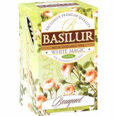 Basilur Tea MILK OOLONG TEA WHITE MAGIC 25 x Enveloped Tea Bags