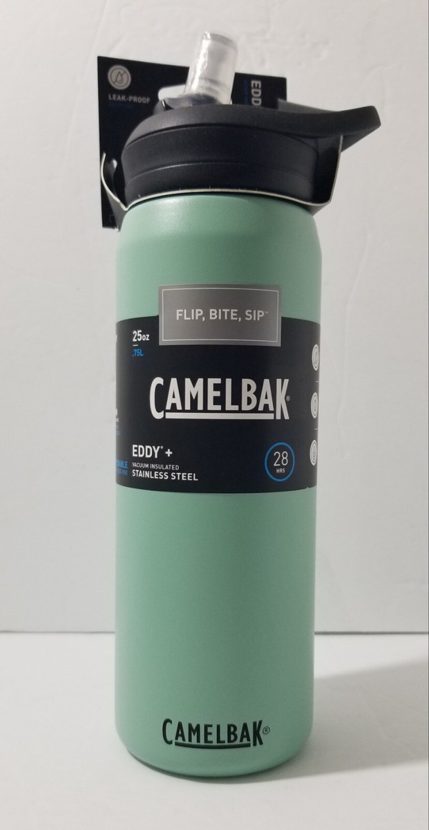 CamelBak Fit Cap 25oz Vacuum Insulated Stainless Steel Water Bottle - Nordic Blue, Sweat-Proof, Handle Cap