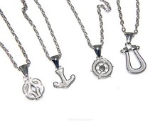ARGENTO 925 COLLANA GIROCOLLO UOMO MAGLIA MARINA PENDENTE CIONDOLO MASSICCIO