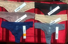 DKNY SIGNATURE MESH THONG PANTY CHOOSE YOUR COLOR AND SIZE S, M, L,XL NEW