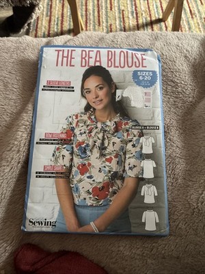 Simply Sewing Bea Blusenmuster - ungeschnitten / werkseitig gefaltet (Größen 6 - 20)