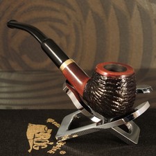 Mr. Brog HAND MADE WOODEN TOBACCO SMALL SMOKING PIPE   17   "City "  Pear Wood