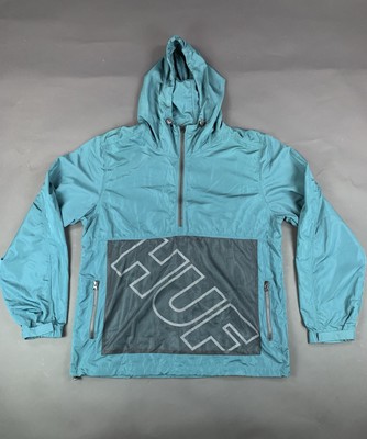 Huf Worldwide Wire Frame Anorak Size XL 3/4 Zip Jacket