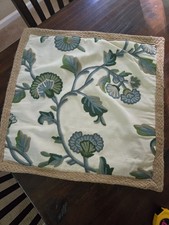 Pottery Barn Embroidered Floral Pillow Sham 2...