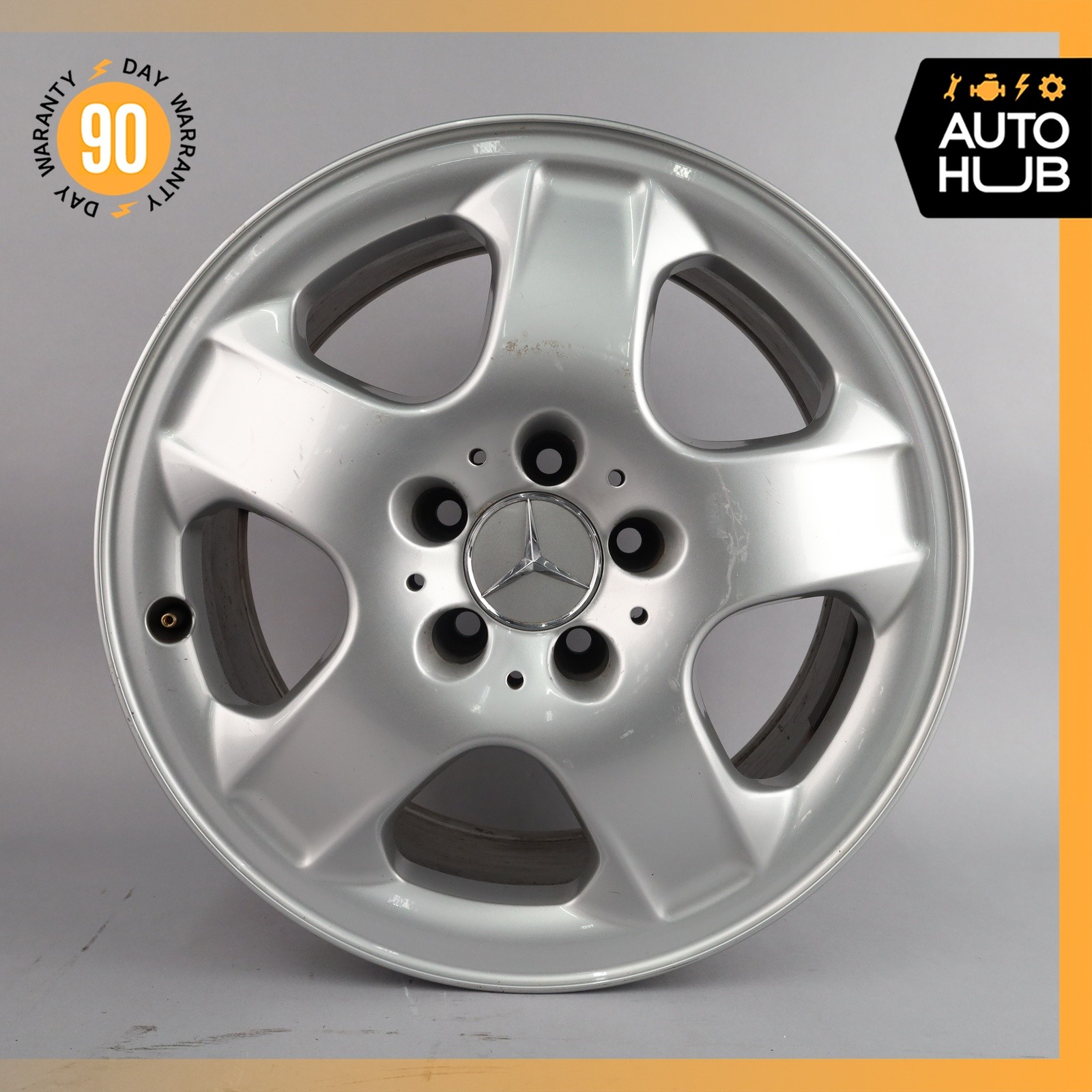 Mercedes W163 ML350 ML500 ML430 8 X 17 17" Wheel Rim Silver 1634012602 OEM