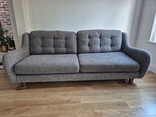 DFS French Connection 4 Seater Sofa Grey