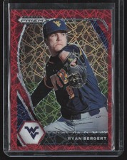 2021 Panini Prizm Draft Picks #PDP190 Ryan Bergert Base Autographs Red Velocity