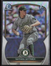 2023 Bowman Draft Nathan Dettmer Chrome Refractor