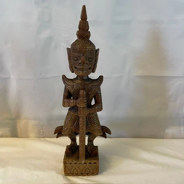 东南亚木制古董雕像| eBay