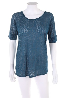 casall T-Shirt Sport Fitness Workout Mesh Einsatz D 34 blau