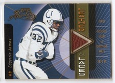 2000 Absolute Leather and Laces #EJ32 Edgerrin James 007/175