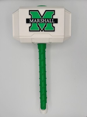 College Marshall Thundering Herd themed Mjolnir Thor's Hammer