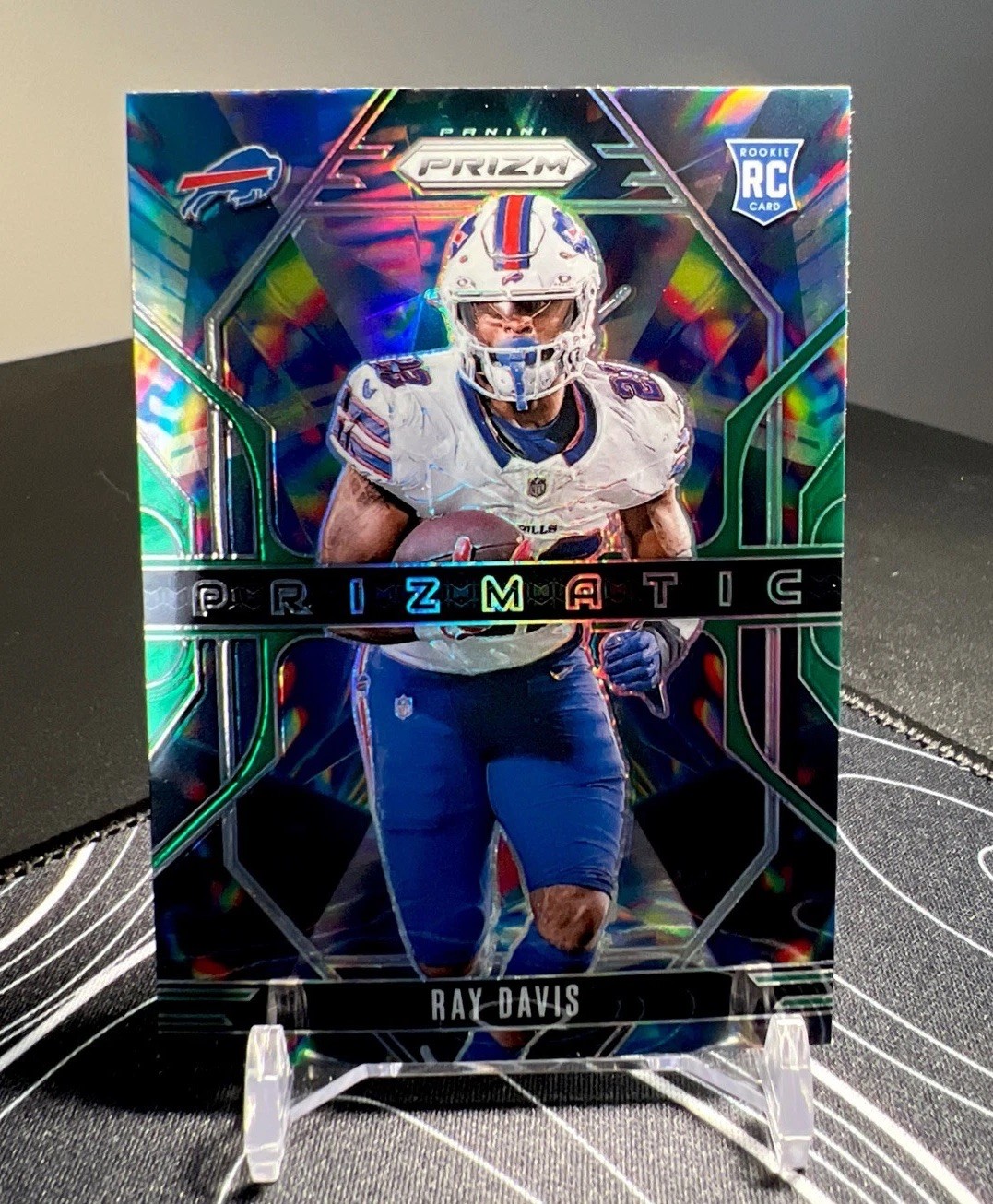 2024 Prizm- RAY DAVIS Rookie Green Prizmatic Green Rookie Bills