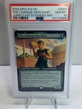 PSA 10 Gem Mint Cabbage Merchant Extended Art Magic The Gathering