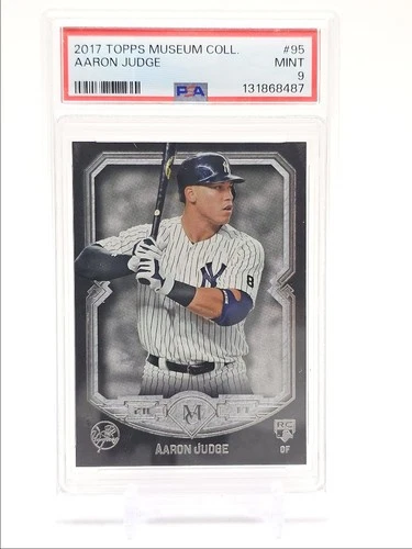 AARON JUDGE 2017 TOPPS MUSEUM ROOKIE BASEBALL YANKEES RC PSA 9 Q0849