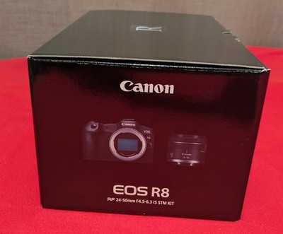Canon Spiegellose Systemkamera EOS R8 mit RF24-50mm F4.5-6.3 IS STM Ob...