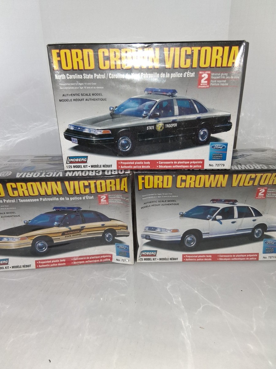 Lindberg 1/25 Scale Ford Crown Victoria State Patrol Police Car | eBay
